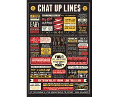 Pyramid Generic PP33503 Chat Up Lines Maxi Poster, Bois Dense, Multicolore, 61 x 91,5 cm
