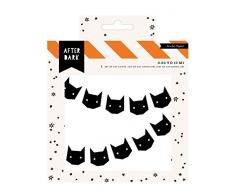 American Crafts Noir foncé Cat Guirlande Lumineuse pour Halloween Décoration intérieure instantanée, Multicolore, Taille Unique