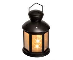 Idena Lanterne LED Ã©toile Noire 2 Modes