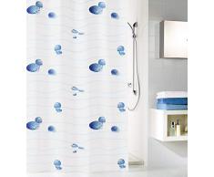Kleine Wolke Miami Rideau de Douche 100 % Polyester Bleu 240 x 180 cm