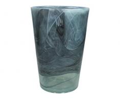 J. Kersten Vase en Verre Noir 20,5 x 20,5 x 30 cm