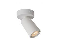 Lucide XYRUS - Spot Plafond - Ã 9 cm - LED Dim. - GU10 - 1x4,5W 3000K - Blanc