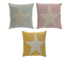 Item Coussin étoile 40 x 40 cm, Multicolore,