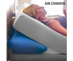 Welzenter Coussin Niveau Gonflable pour Matelas, Bleu, 30Â x 7Â x 22Â cm