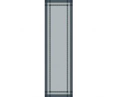 Garnier-Thiebaut 30384 GALERIE DES GLACES Chemin de Table Antitache Coton Argent 180 x 52 cm