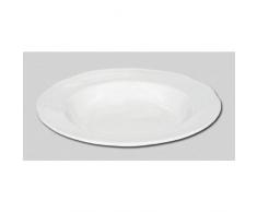 Premier Housewares 21,5Â cm Dia en Relief en Porcelaine Bol Ã Soupe Blanc,