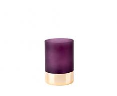 pt, Living PT2882PU Vases, Verre, Purple, H 15 cm