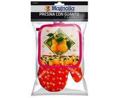 Casapiu Set Cuisine 2Â piÃ¨ces Gant et manique, Multicolore, Taille Unique