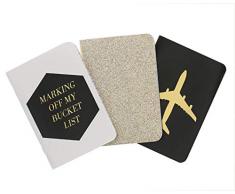 TERESA COLLINS LLC PASSPORT Cahier de notes JETSETTER, taille unique