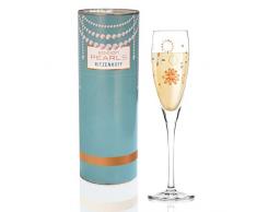 RITZENHOFF 3250015Â Pearls Edition Flute Champagne 6,4Â x 6,4Â x 22Â cm, Multicolore