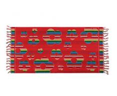 Beach Star Serviette de Plage, Multicolore, 70 x 140 cm
