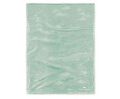 TOM TAILOR Couverture en Polaire Plaid, Microfibre, Menthe, 38Â x 27Â x 4Â cm