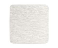 Villeroy & Boch 10-4240-2680 Manufacture Rock Service carrÃ©/Gourmet, Luxueux Plat Universel en Porcelaine Premium, rÃ©sistant au Lave-Vaisselle, Blanc