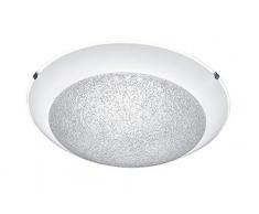 Trio Leuchten 656311200 Plafonnier, Verre, 12 W, WeiÃ, Durchmesser 30cm
