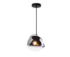 Lucide 25405/20/65 Suspension, Verre, 60 W, Fumé, Noir