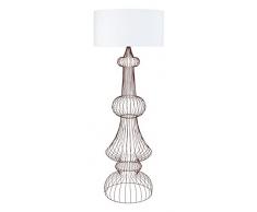 Tosel 51249 Lampadaire 1 Lumière, Acier, E27, 40 W, Noir, 60 x 170 cm