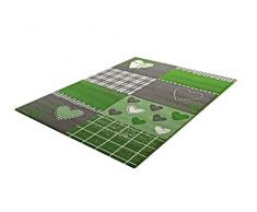 Sanat Hali - 2105 Vert - Tapis enfant BAMBINO Vert - 120x170 cm