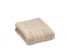 Catherine Lansfield Zero Twist Paire de gant de toilette, coton, crÃ¨me, Coton, naturel, Serviette de bain