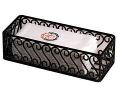 American Metalcraft OSC9 Panier à pain ovale en fer forgé Largeur 22,9 cm, 12 L x 5 W x 3 H, Blanc, 1