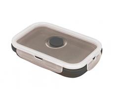 Fackelmann Animaux Gamelle avec Couvercle, Silicone, Mehrfarbig, 16.5 x 10.5 x 6.5 cm