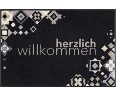 Wash + Dry Design Tapis en Nylon Gris 50/75