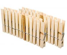 Cosy & Trendy CTCF205 Lot de 24 Pinces à Linge Bois, L8,5cm