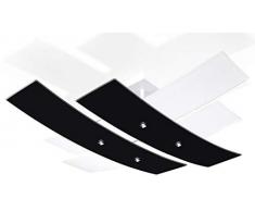 Sollux Lighting 70 Andrea Plafonnier en verre Blanc Noir