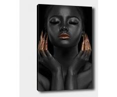 Bonamaison Peinture sur toile, multicolore, 30 x 40 cm - ConÃ§u et fabriquÃ© en Turquie