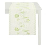 Apelt Chemin de Table, Polyester, Vert, 48Â x 140Â x 0,5Â cm