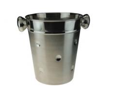 Apollo Seau Ã Champagne en Acier Inoxydable ArgentÃ© 21 x 20 cm