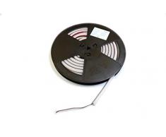 Teucer FLTV-4CW Ruban LED linéaire à tension constante avec vue supérieure Blanc froid 4000 K 5 m 15 W/m 24 V IP65 Cri90+