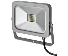 Brennenstuhl Projecteur LED Compact Slim 2530 lumens (30W, IP54, 0,3m de câble), Argent