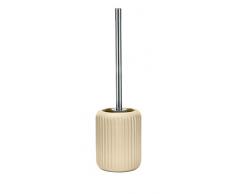 Kleine Wolke Porte Brosse WC en céramique, Pierre, Beige, 11.8 x 11.8 x 43 cm