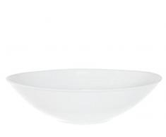 H&H Table Hotelware Coupe Ovale, 25, Porcelaine, Blanc, 25,5Â x 16,5Â x 7Â cm