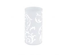EGLO 91242 Lampe de table, Verre, E14, Blanc