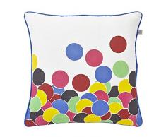 Dutch Decor Lowell â Coussin, 45x45 cm, Bleu - Coton