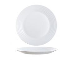 Luminarc 8013638 Harena Assiette de Dessert Diamètre 19 cm Opale Blanc 1 unité