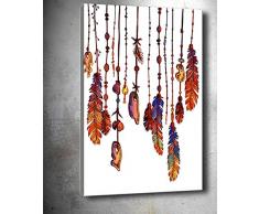 Bonamaison Peinture sur toile, multicolore, 40 x 60 cm - Conçu et fabriqué en Turquie