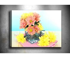 Bonamaison Peinture sur toile, multicolore, 50 x 70 cm - ConÃ§u et fabriquÃ© en Turquie