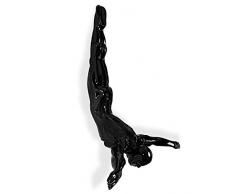 World Art Plongeur Sculpture en RÃ©sine, Multicolore, 55x55x16 Cm