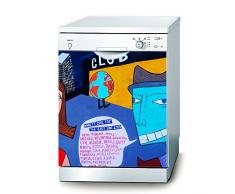 Decusto Autocollant Berlin Wall Club â Autocollant pour Lave Vaisselle