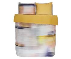 ESSENZA Trend Energize Fais Neutral Housse de Couette, 100% Satin de Coton, 240x220