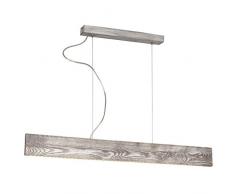 Homemania Lampe Ã suspension W90xd5xh84 cm gris