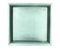 J. Kersten BV Assiette en Plastique Argenté 20 x 20 x 2 cm