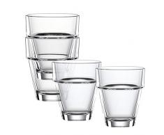 Spiegelau & Nachtmann Vaisselle en cristal, collection Bistro Lot de verres tumbler S