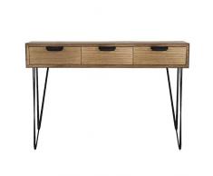 Dcasa Console 3 tiroirs de Rangement pour dÃ©corations Festival Articles pour la Maison Unisexe Adulte, Couleur Unique