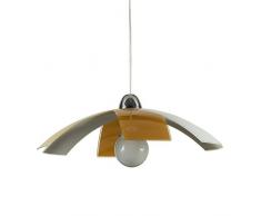 iSOLUCE Lampe à suspension, blanc/ocre
