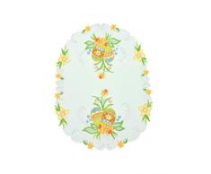 Bellanda 3555â35Â x 50Â Ovale Set de Table, Polyester, Blanc, 50Â x 35Â x 0,50Â cm