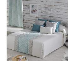 Orian Dakota Confort pour Lit de 90Â cm, Polyester, Turquoise, Simple