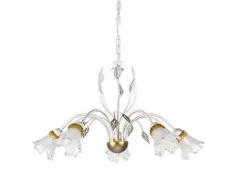 ONLI click your light 4998/5 Lustre, MÃ©tal, Argent, 3 luci